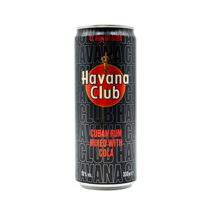Imagen de HAVANA CLUB Combinado de run cubano y refresco de cola (Cuba libre) lata 33 cl.