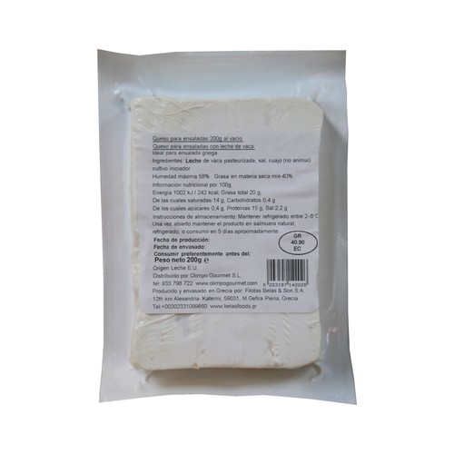 BELAS Queso blanco 200g
