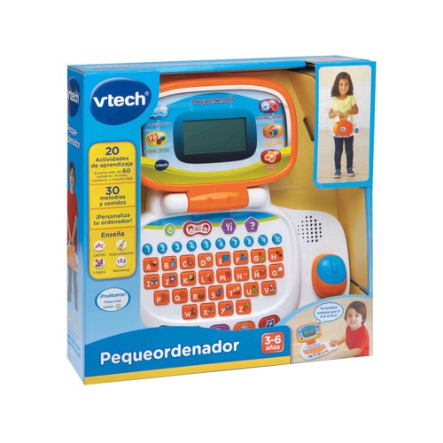 Pequeordenador Ordenador infantil educativo para niños multicolor VTech. Edad recomendada desde 3-6 años