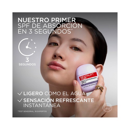 L´ORÉAL PARIS Revitalift filler Crema hidratante y rellenadora con FPS 30 40 ml.