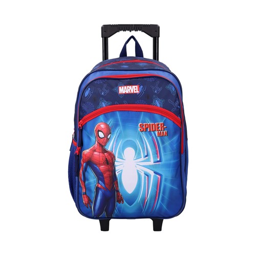 Mochila con ruedas 2 compartimentos. SPIDERMAN