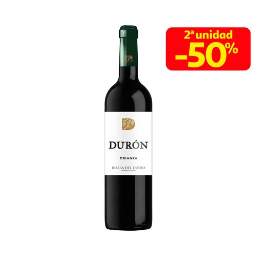 DURON Vino tinto crianza con D.O. Ribera del Duero botella 75 cl.