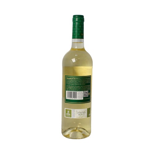 MARQUÉS DE CÁCERES  Vino blanco con D.O. Rioja MARQUÉS DE CÁCERES botella de 75 cl.