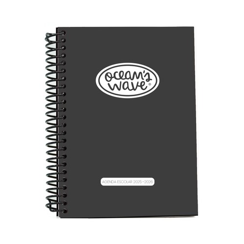 Agenda escolar 25/26, tamaño A6, surtido de colores, OCEAN"S WAVE.
