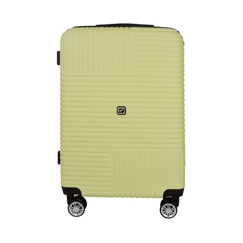 Maleta cabina tipo trolley talla XS Rígida, 8 ruedas con cierre Zen amarillo claro. AIRPORT