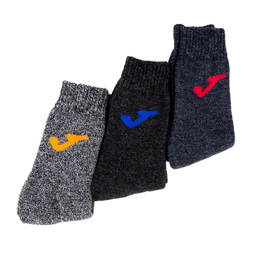 Lote de 3 pares de calcetines altos de montaña JOMA, talla única.
