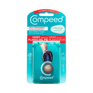 COMPEED Apósito antiampollas para la planta del píe COMPEED Sport 5 uds