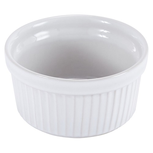 Molde redondo de cerámica para muffins, 9cm. ACTUEL.