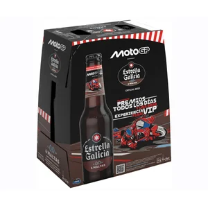 ESTRELLA GALICIA Cerveza 0,0 maltas 6 uds x 25 cl