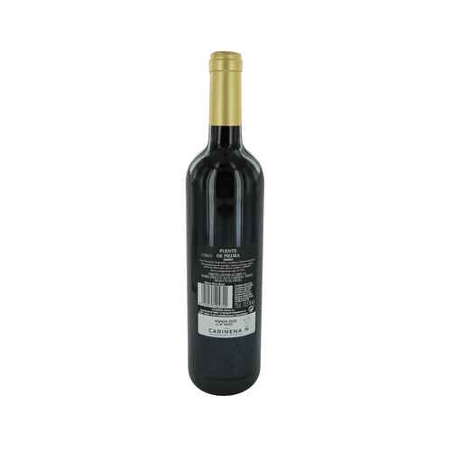 PUENTE DE PIEDRA  Vino tinto crianza con D.O.P Cariñena botella de 75 cl.