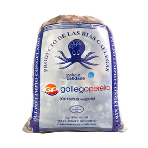 GALLEGO PEREIRA Pulpo crudo y congelado de las Rías gallegas entero 1.5 a 2 Kg. (peso aproximado).
