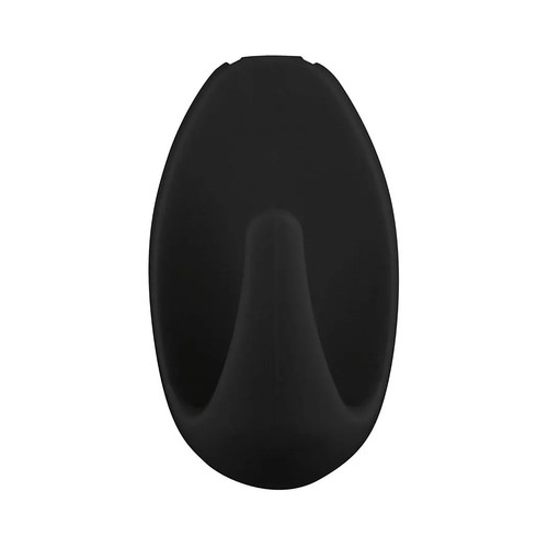 Pack de 3 ganchos ovalados, color negro, TESA.