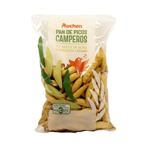 PRODUCTO ALCAMPO Picos camperos con aceite de oliva virgen extra y sésamo PRODUCTO ALCAMPO 250 g.
