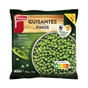 Imagen de FINDUS Guisantes finos, tiernos y sabrosos FINDUS 800 g.
