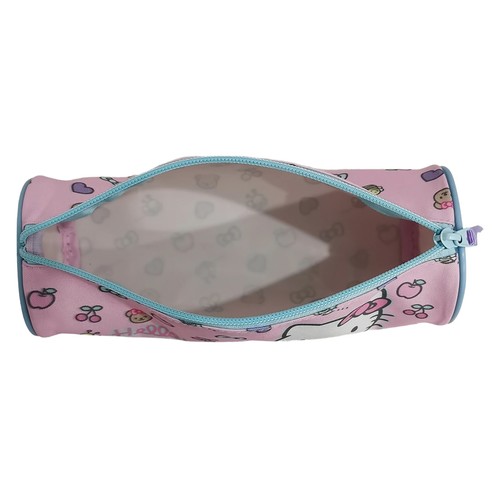Estuche portatodo redondo 1 compartimento. HELLO KITTY