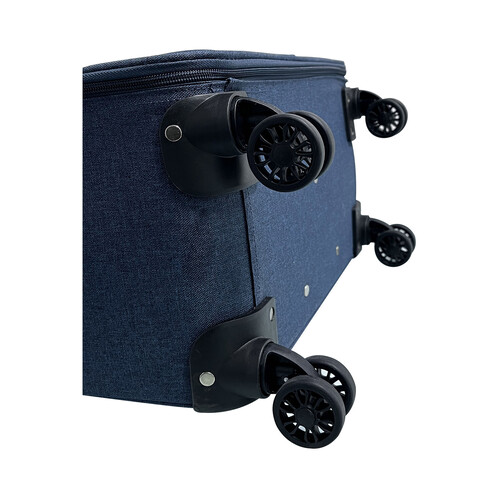 Trolley flexible de 75cm, 8 ruedas, color gris, AIRPORT.