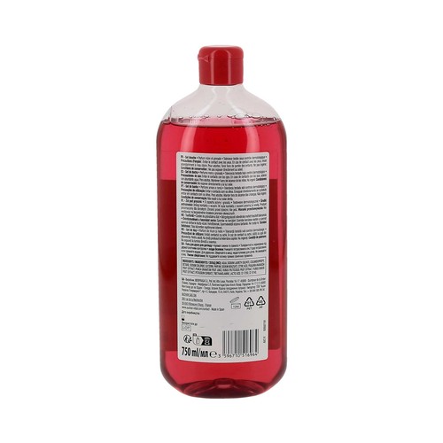 COSMIA Gel para baño o ducha con perfume a mora y granada 750 ml.