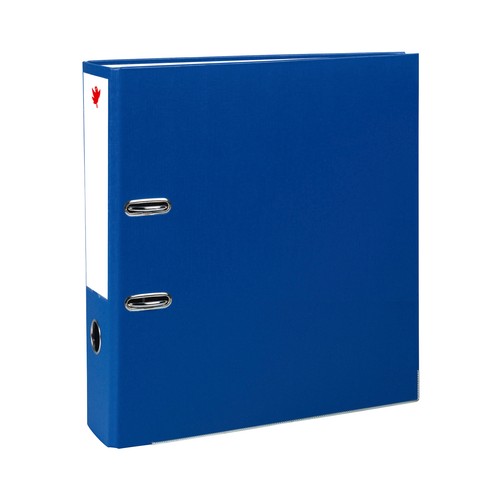 Archivador A4 Kraft con anillas de color azul, ALCAMPO.
