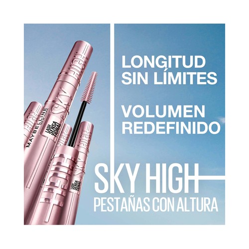 MAYBELLINE Lash sensational Sky HighTono black Máscara de pestañas efecto volumen y longitud.