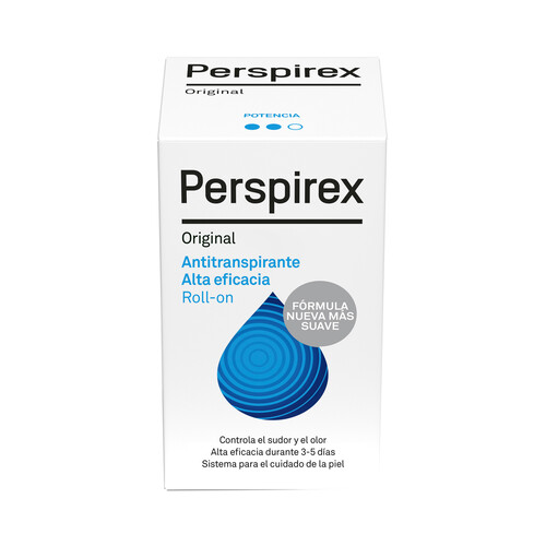 PERSPIREX Desodorante roll on unisex con acción antitranspirante PESPIREX 20 ml.
