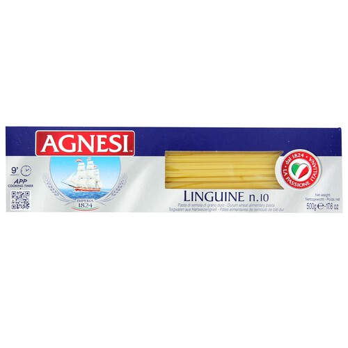 Pasta Linguine Nº 10 AGNESI 500 g.