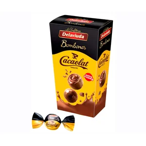 DELAVIUDA Bombones cacaolat 150 g.
