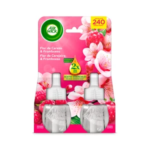 AIRWICK Recambio ambientador eléctrico olor a frambuesa duplo 2X19ml