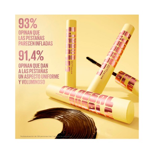 MAYBELLINE Colossal bubble tono black Máscara de pestañas volumen modulable.