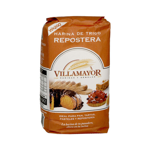 Harina de trigo ideal para repostería VILLAMAYOR 1 kg.