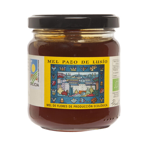 Miel multifloral ecológica PAZO DE LUSÍO 270 gr,