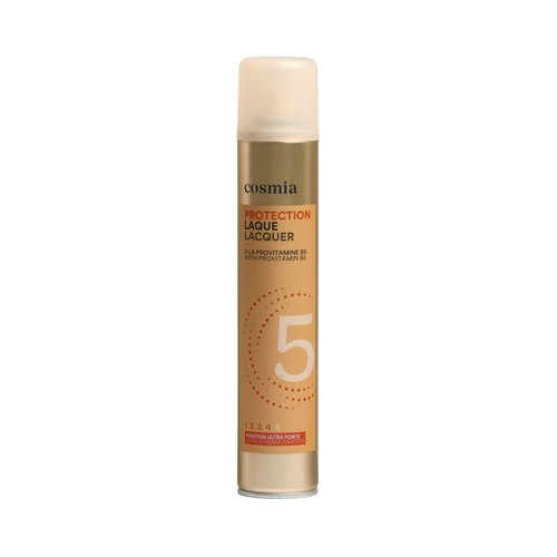 COSMIA Protection Laca fijación ultra fuerte (5/5) con provitamina B5 y filtro UV 300 ml.