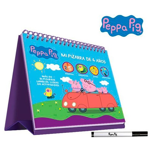 Peppa pig mi pizarra 4 años, cuaderno de actividades. PEPPA PIG