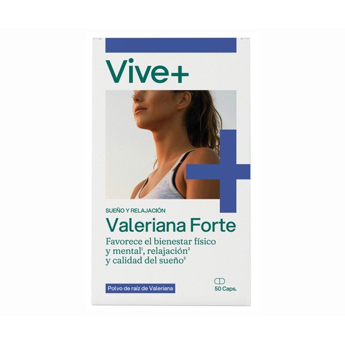 VIVE+ SALUD Y VIDA Valeriana VIVE PLUS 50 càpsulas de 25 g.