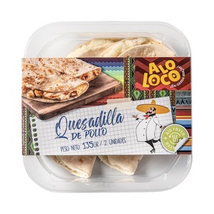 Imagen de ALOLOCO Quesadilla de pollo asado y queso 135g