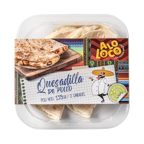 ALOLOCO Quesadilla de pollo asado y queso 135g