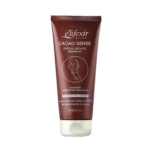 E"LIFEXIR Emulsión con acción exfoliante, reductora y reafirmante E´LIFEXIR Cacao sense 200 ml.