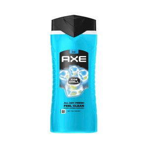 Imagen de AXE Ice chill Gel para baño o ducha con extracto de limón y menta refrescante 400 ml.