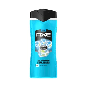 AXE Ice chill Gel para baño o ducha con extracto de limón y menta refrescante 400 ml.