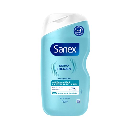 SANEX Derma Therapy Gel para baño o ducha con Niacinamida para pieles grasas 425ml.