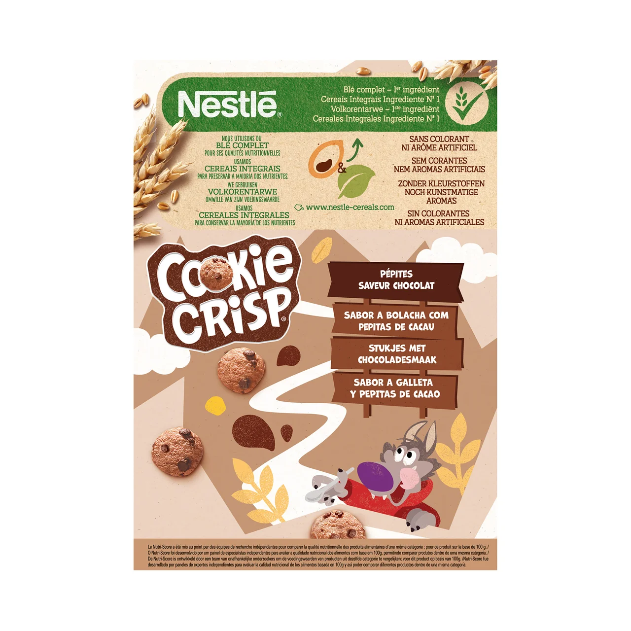 Cereales chocolate con sabor a Cookies 375 g.
