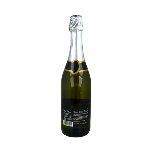 MOSCATO Vino blanco espumoso italiano MOSCATO botella de 75 cl