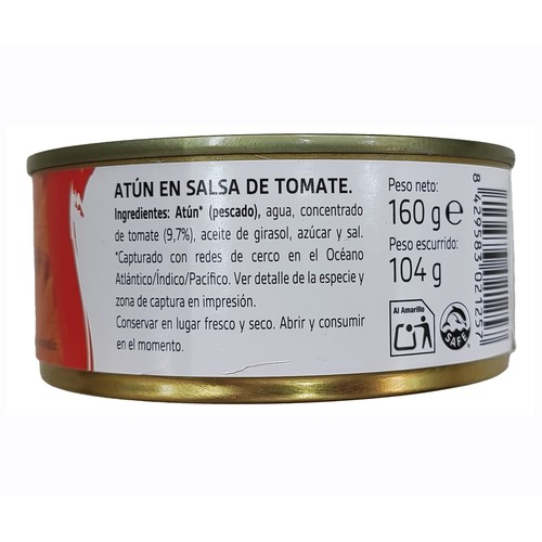 SALVORA Atún en tomate 104 gr.