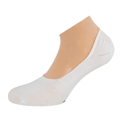 Pack de 3 pares de salvapies para hombre, POMPEA, color blanco, talla 39/42.