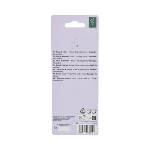 COSMIA Tijeras de peluqueria de acero inoxidable, para corte limpio y preciso.