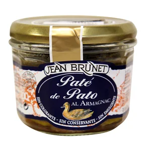 JEAN BRUNET Paté de pato frasco de 180 g.