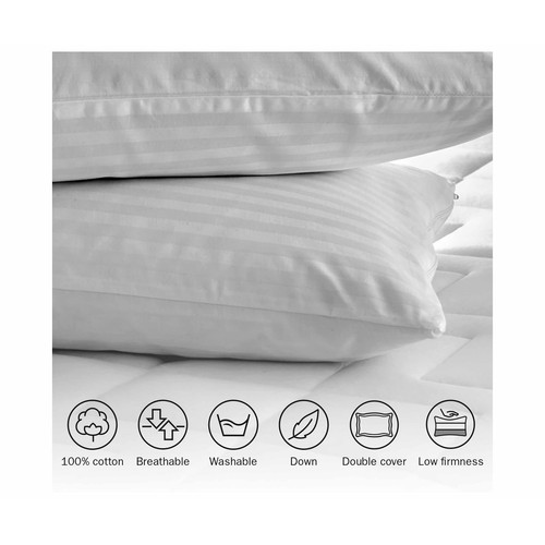 Almohada plumón 30%,  90cm, PIKOLIN.