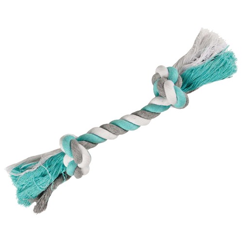 FLAMINGO Cuerda de juguete para perros con nudos de colores 1 ud.