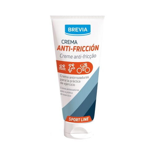 BREVIA Sport line Crema corporal antirrozaduras, para la práctica de ejercicio 100 ml.