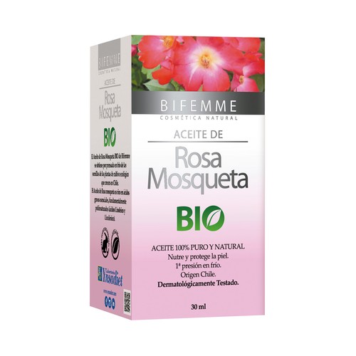 BIFEMME Aceite 100% puro y bio de Rosa Mosqueta BIFEMME 30 ml.