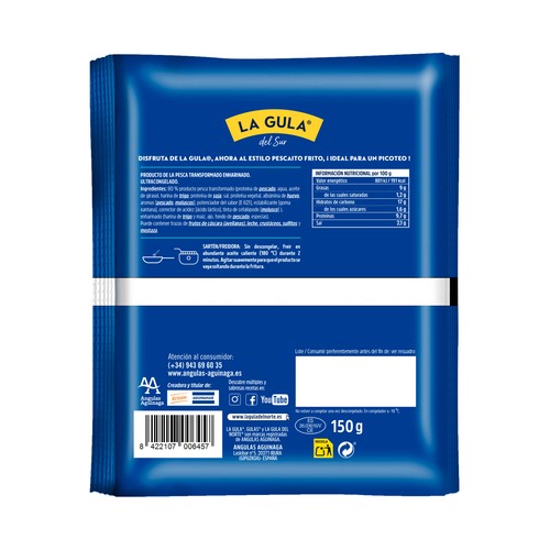 LA GULA DEL NORTE La gula del sur estilo "pescaito frito" 150 g.